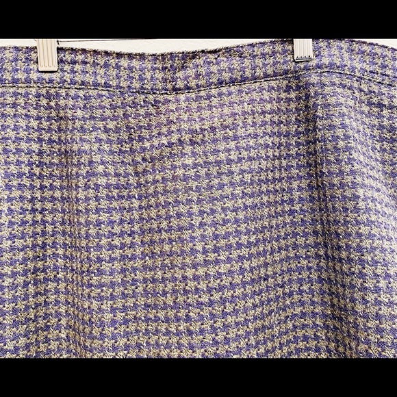 VTG Morgan Taylor Pencil Wool/Silk Skirt 14 - Picture 3 of 7
